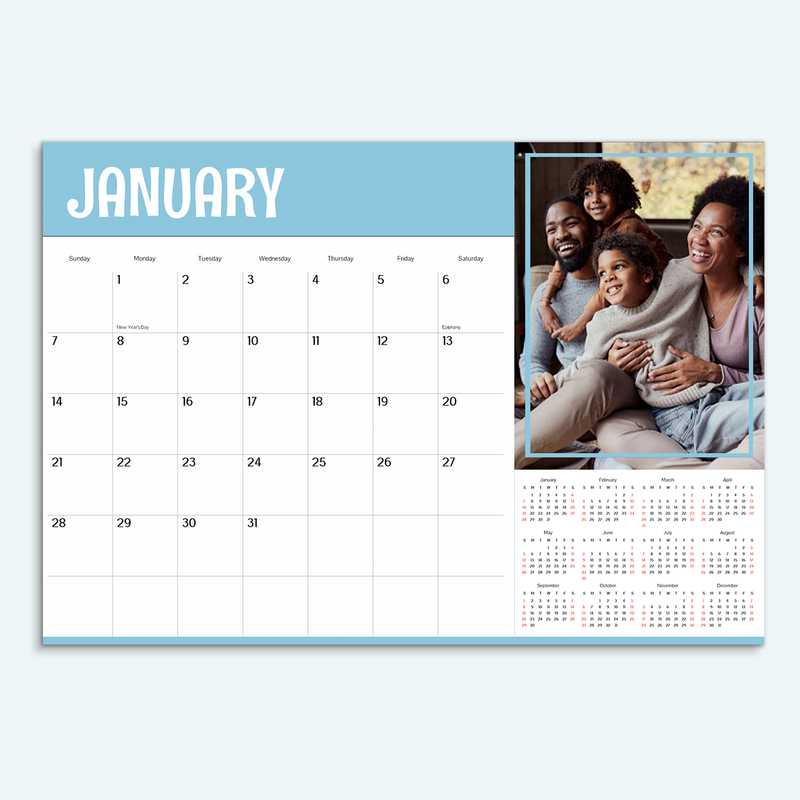 Layflat Desktop Calendar