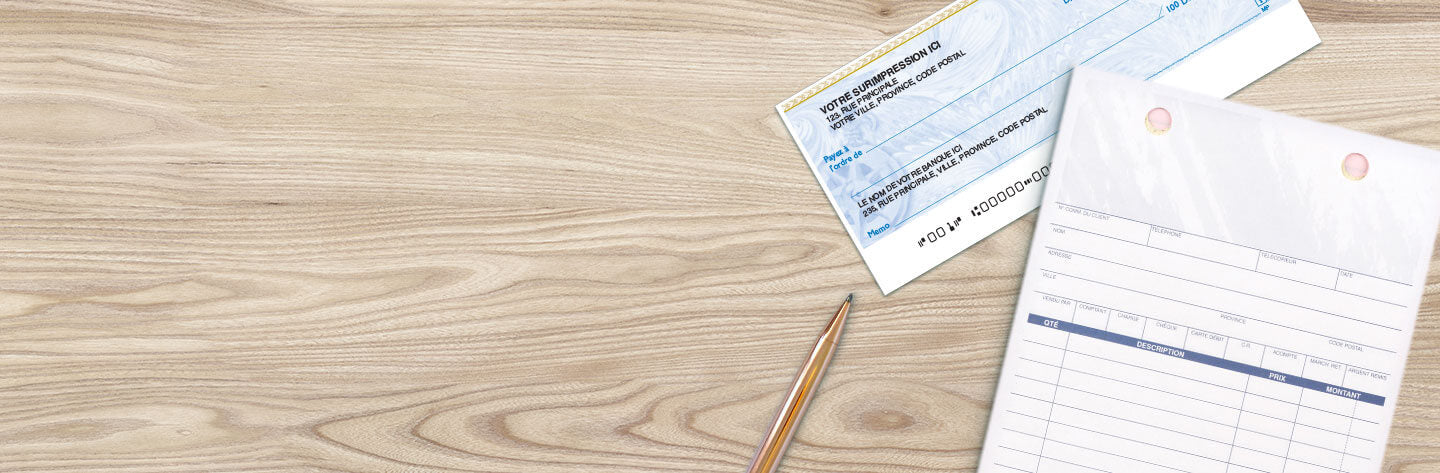 Chèques et formulaires – Staples Printing