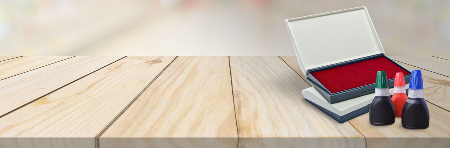 Tampons Encreurs Marron Pour Timbres 10,2 X 5,6 X 1,8 Cm, Tampons