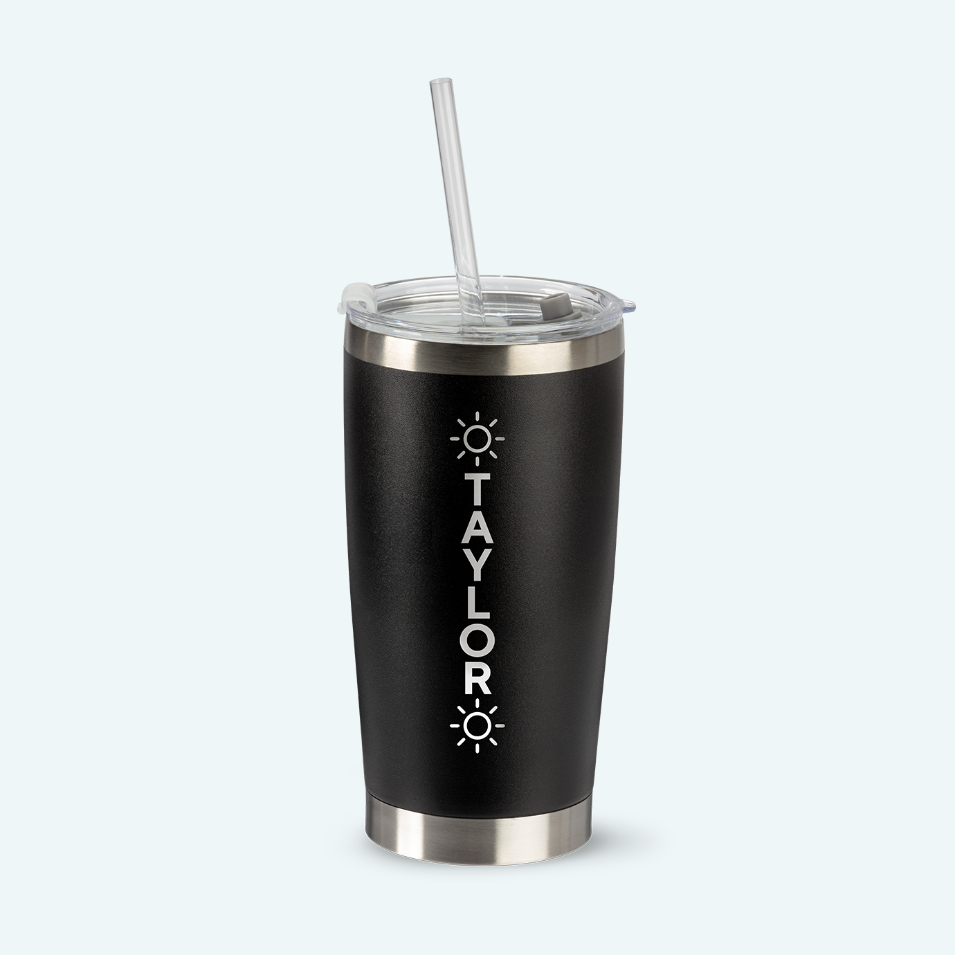 Coffee Tumbler with Straw 20z 1