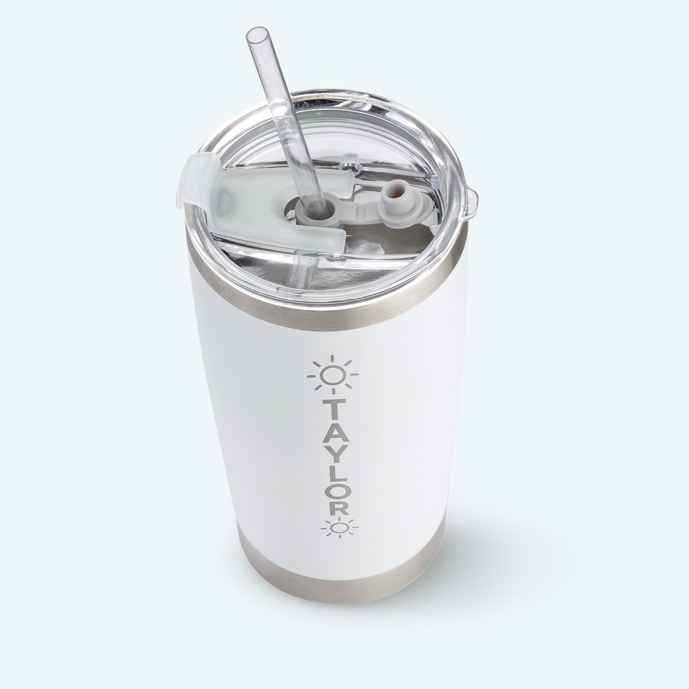 Coffee Tumbler with Straw 20z 5