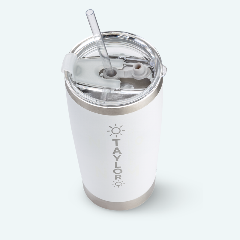 Coffee Tumbler with Straw 20z