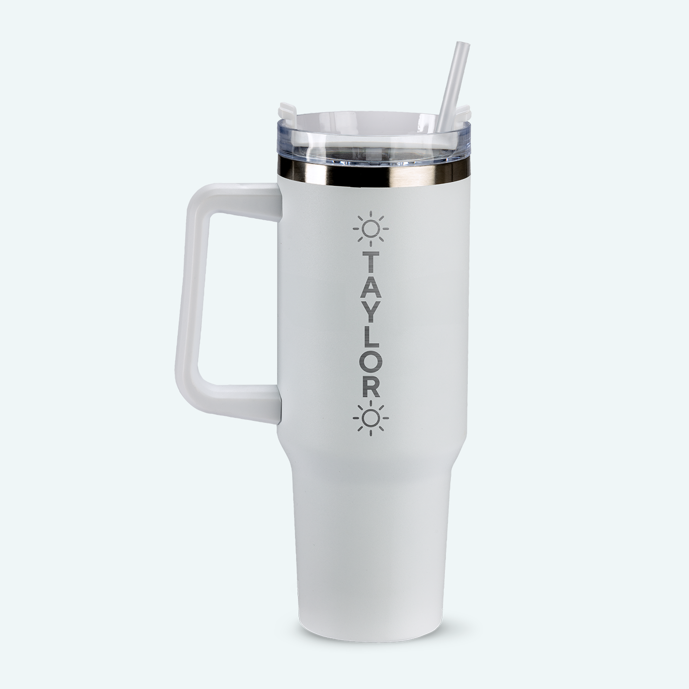 Travel Mug with Handle and Straw 40oz 4