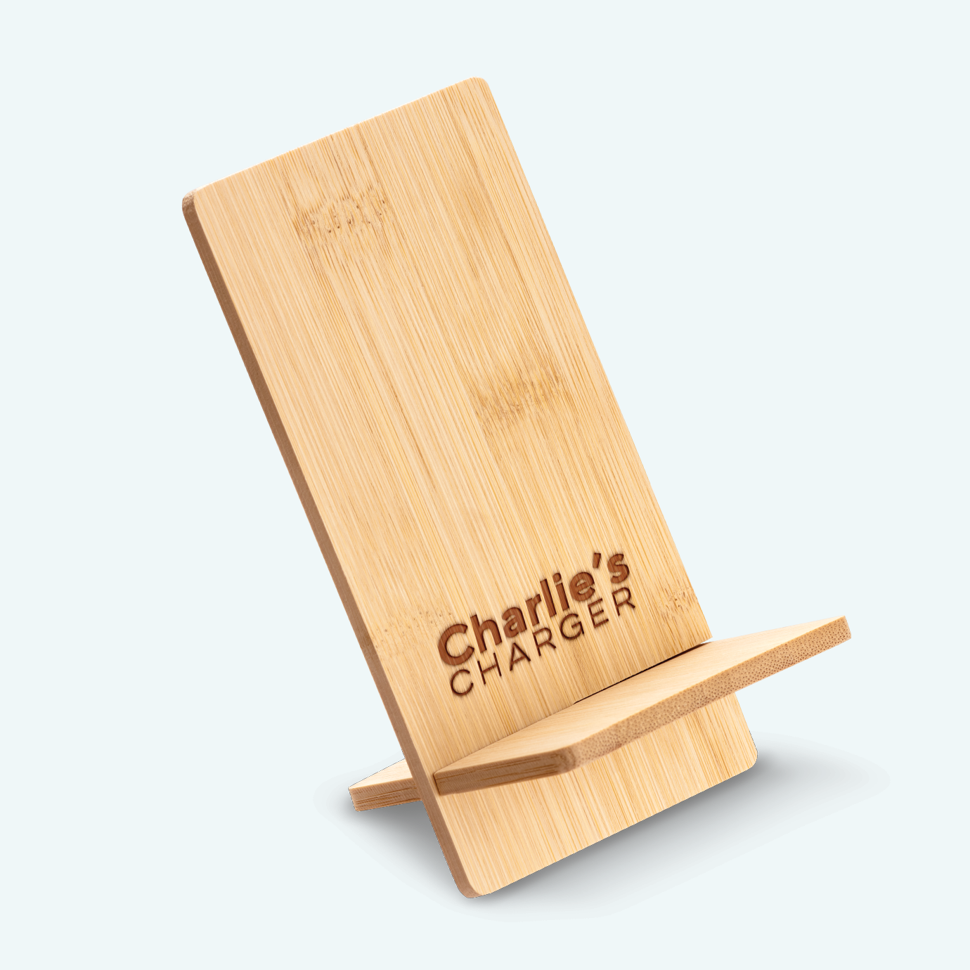 Bamboo Phone Stand 3