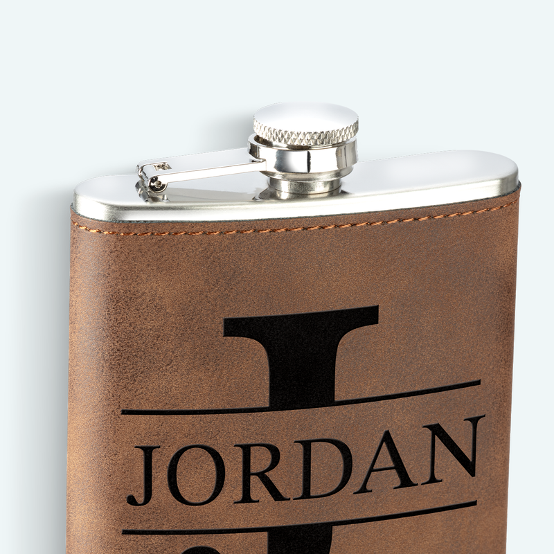 Vegan Leather Flask