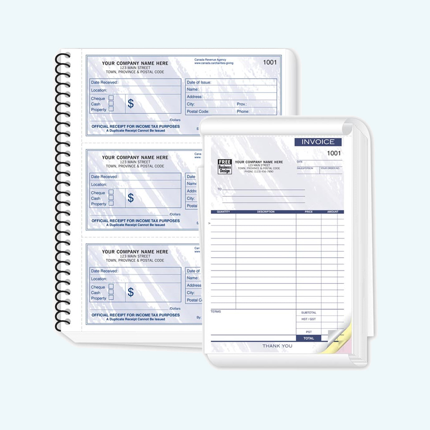 Business Forms Handwritten Staples Printing