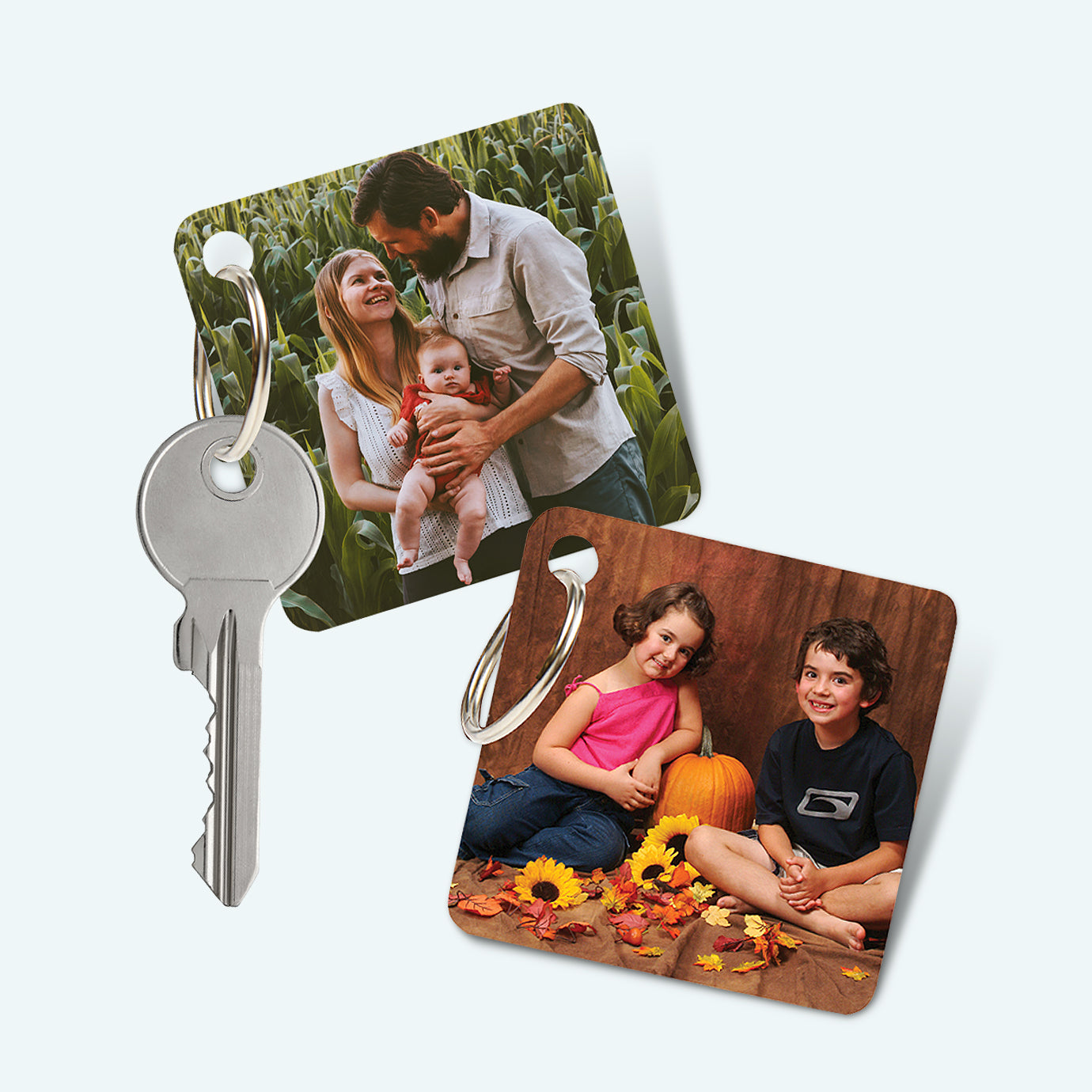 Staples Custom Logo Keychains