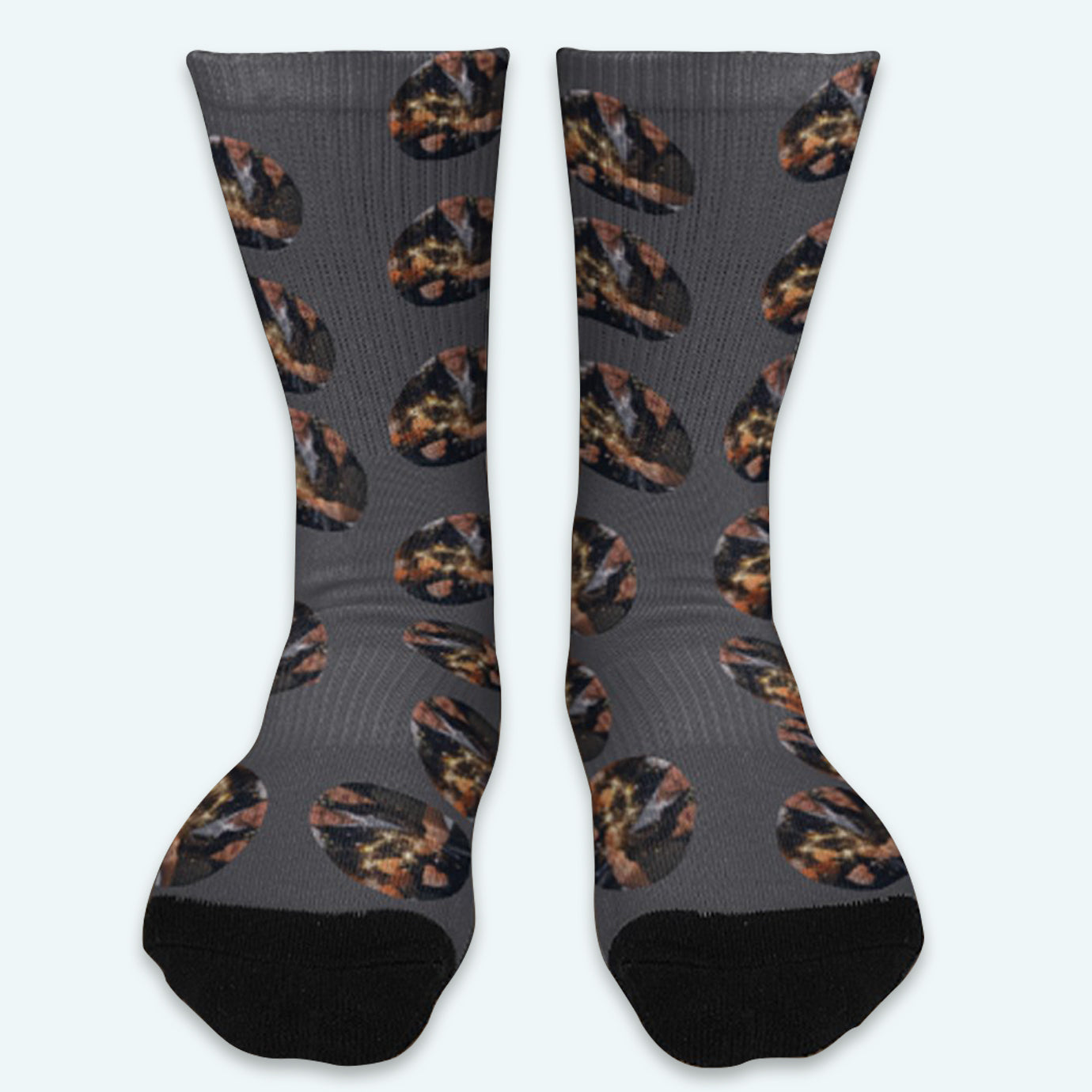 Custom Printed and Personalized Extra Large Socks for Men, Add Your Own  Text to Socks, Extended Socks for Big and Tall Men 
